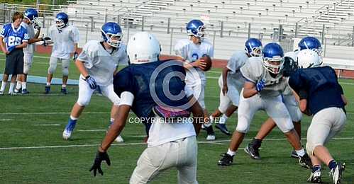 NHS JV Scrimmage vs La Sierra Eagles 8 29 2013