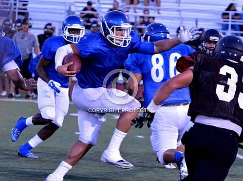 NHS vs Temecula Valley scrimmage 8 29 14