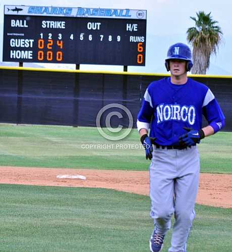 NHS Cougars vs Corona's Santiago High School Sharks
