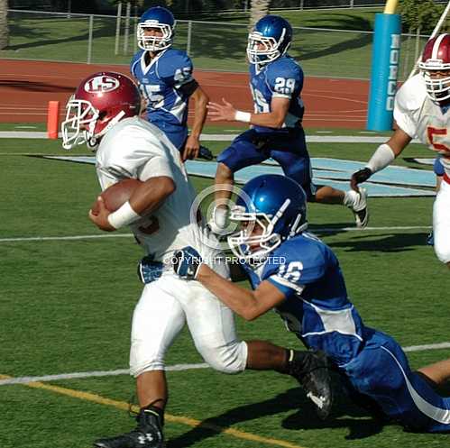 NHS JV Football vs La Serna 9 20 2012