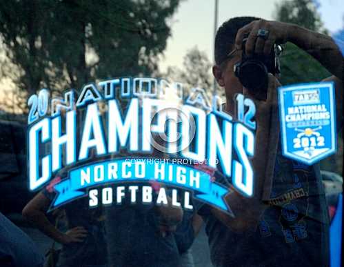 NHS Girls Softball Team Norco City Council Presentation 9 5 2012