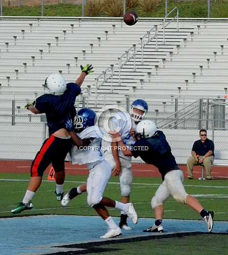 NHS JV Scrimmage vs La Sierra Eagles 8 29 2013