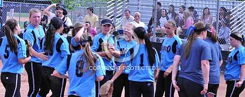 NHS Cougars vs Corona's Santiago Sharks 4/25/2012