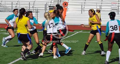 NHS Girls Powder Puff Football 5 17 2012