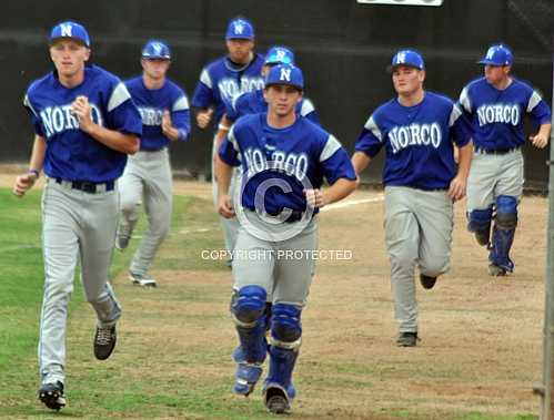 NHS Cougars vs Corona's Santiago High School Sharks