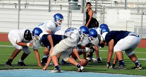 NHS JV Scrimmage vs La Sierra Eagles 8 29 2013