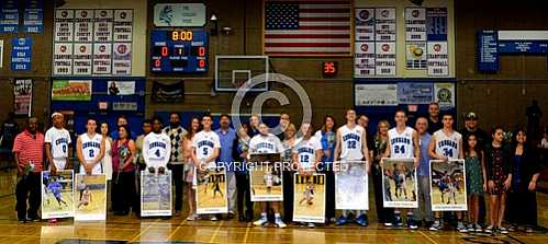 NHS 2016 Senior Night vs Santiago Sharks 2 9 2016