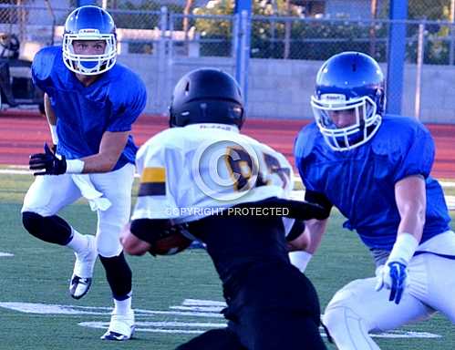 NHS vs Temecula Valley scrimmage 8 29 14