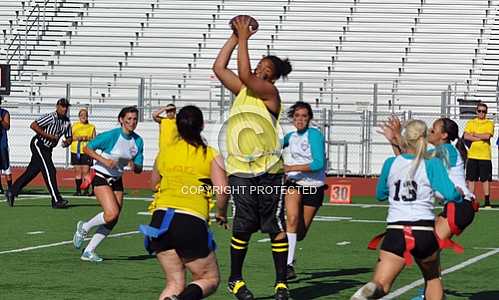 NHS Girls Powder Puff Football 5 17 2012