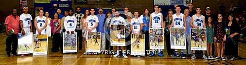 NHS 2016 Senior Night vs Santiago Sharks 2 9 2016