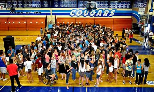 Norco High Class of 2012 Graduation Practice 5 30 2012