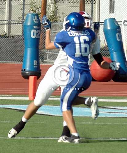 NHS JV Football vs La Serna 9 20 2012
