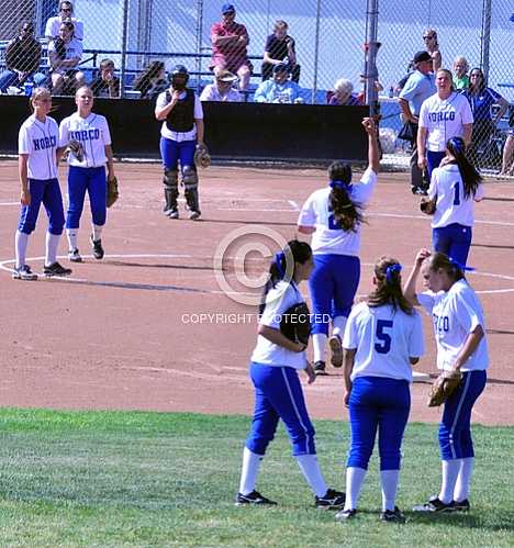 NHS Cougars vs East Vale Roosevelt Mustangs 4/20/2012