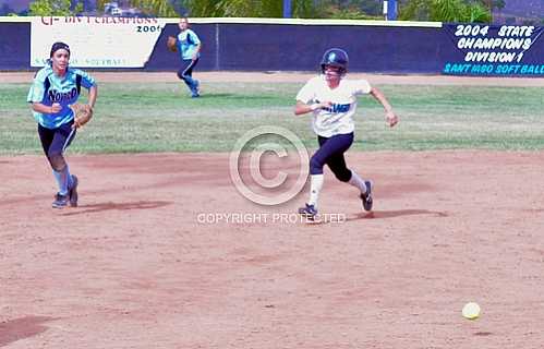 NHS Cougars vs Corona's Santiago Sharks 4/25/2012