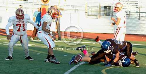 NHS JV Football vs Corona Panthers
