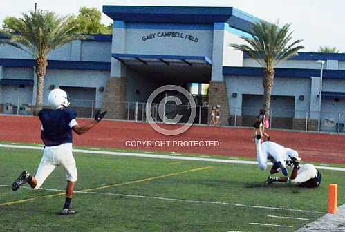 NHS JV Scrimmage vs La Sierra Eagles 8 29 2013