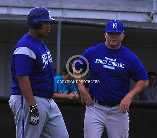 NHS Cougars vs Corona's Santiago High School Sharks