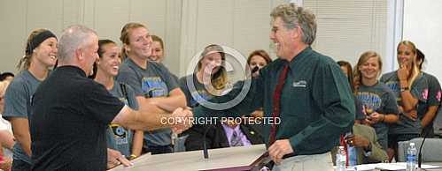 NHS Girls Softball Team Norco City Council Presentation 9 5 2012