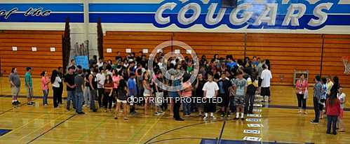 Norco High Class of 2012 Graduation Practice 5 30 2012