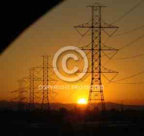 Power Line sunsets